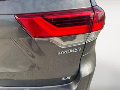 2019 Toyota Highlander Hybrid LE AWD