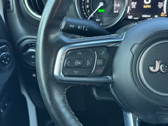 2023 Jeep Wrangler Sahara 4xe w/ Sky Power Roof + Heated Steering Wheel