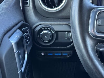 2023 Jeep Wrangler Sahara 4xe w/ Sky Power Roof + Heated Steering Wheel