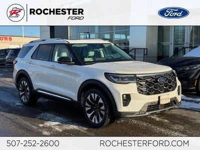 2026 Ford Explorer Platinum w/Glass Roof + Massaging Seats