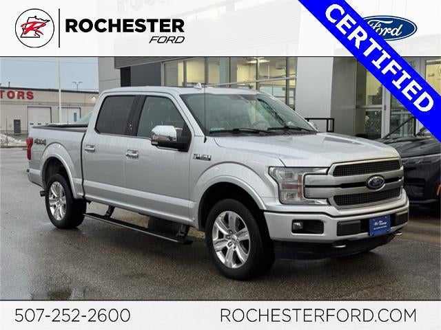 2019 Ford F-150 Platinum w/ Twin Panel Moonroof + Massaging Seats