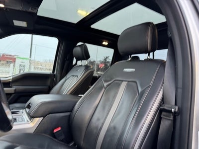 2019 Ford F-150 Platinum w/ Twin Panel Moonroof + Massaging Seats