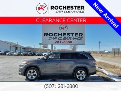 2015 Toyota Highlander Limited PRIOR SALVAGE TITLE