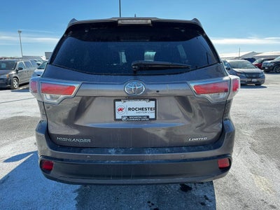 2015 Toyota Highlander Limited PRIOR SALVAGE TITLE