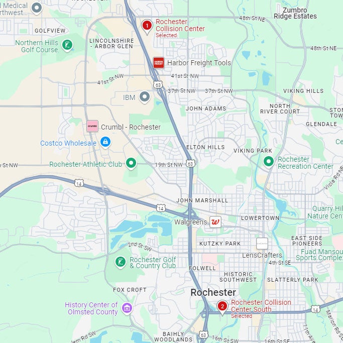 Collision Center Map